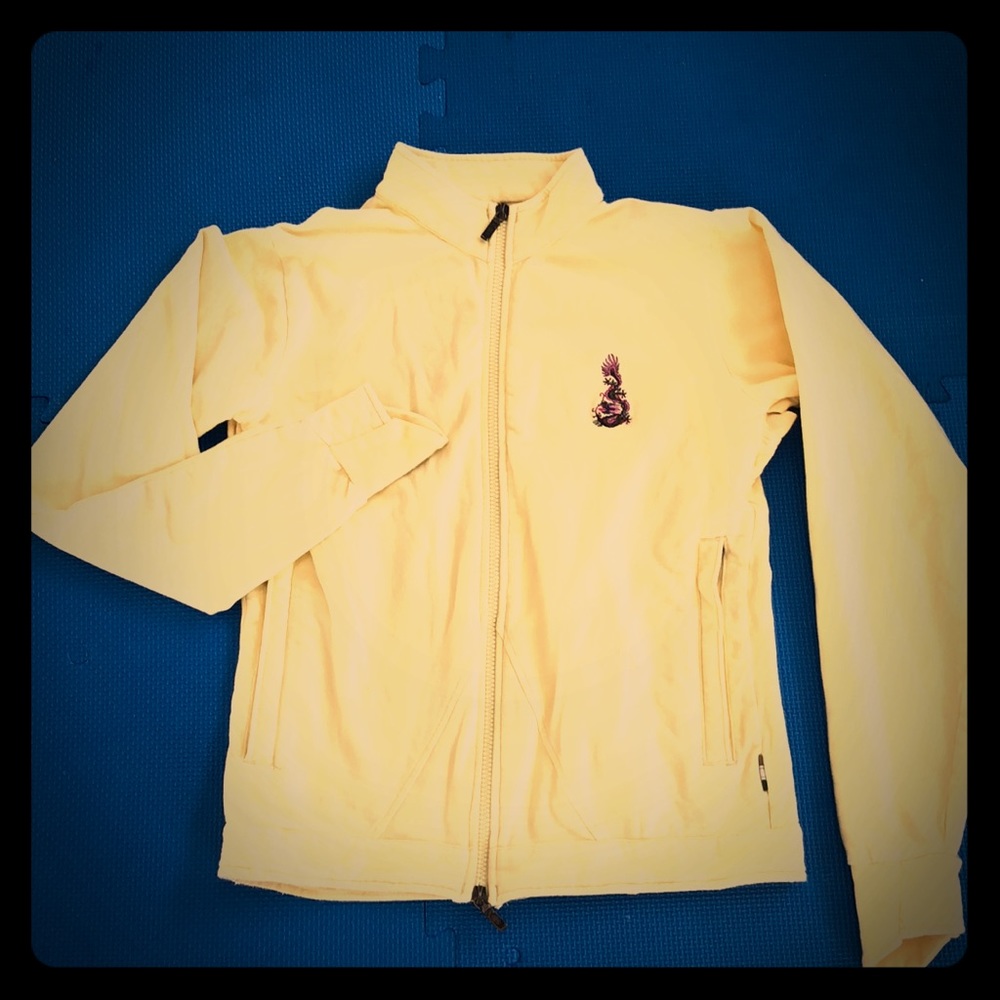 Maharishi ‘illumination now’ lemon jacket
